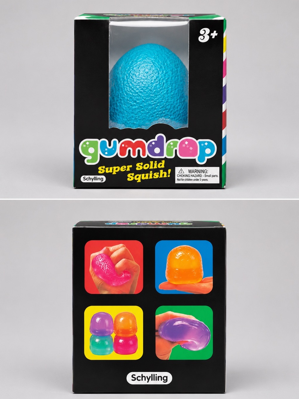 Gumdrop Super Solid Squish - Blue Sensory Toy - Picture 1 of 2